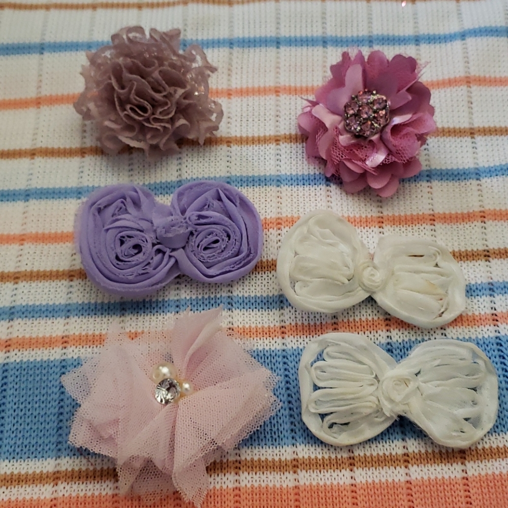 7 piece hair bows